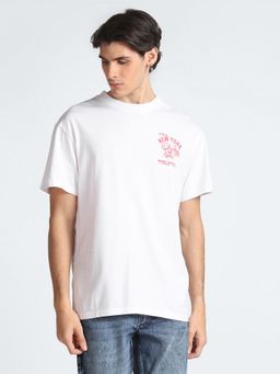 Tommy Hilfiger - Mens White Graphic Print T-Shirt