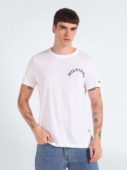Tommy Hilfiger - Mens White Solid T-Shirt