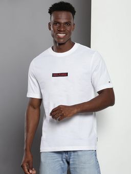 Tommy Hilfiger - Mens White Solid T-Shirt