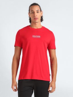 Tommy Hilfiger - Mens Red Blue Color T-Shirt