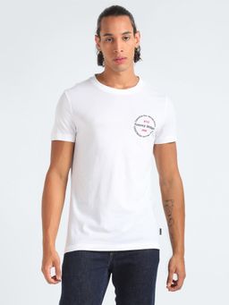 Tommy Hilfiger - Mens White Solid T-Shirt