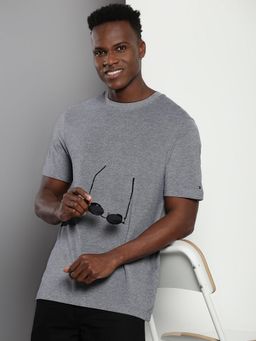 Tommy Hilfiger - Mens Grey Solid T-Shirt