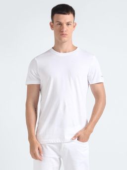 Tommy Hilfiger - Mens White Solid T-Shirt