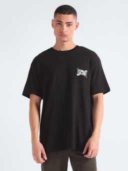 Tommy Hilfiger - Mens Black Printed T-Shirt