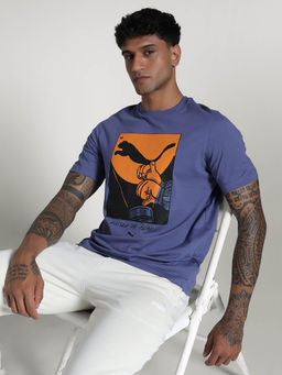 Puma - Blue Graphics Shadow Play Men's T-Shirt