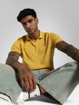 Puma - Premium Essentials Ribbed Polo T-Shirt