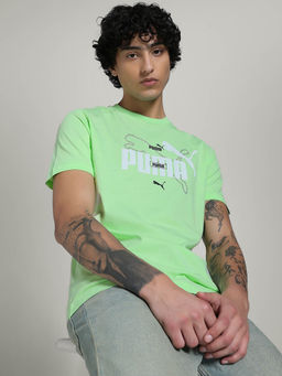 Puma - Green Logo Lab Summer Men's T-Shirt