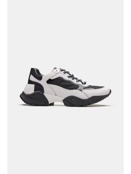 Oroh - Women Black Leather Lace-Ups 1 Pair Sneakers