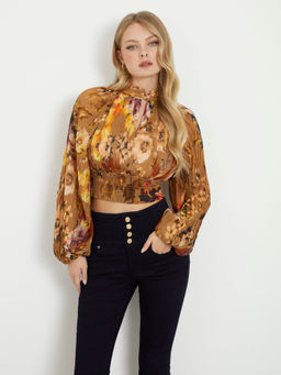 Guess - Floral Pleated Top
