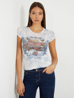 Guess - Multi Color All Over Print T-Shirt