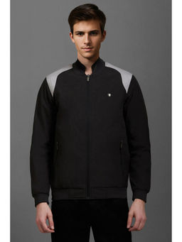 Louis Philippe - Men Casual Black Colorblock Jackets