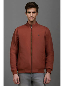 Louis Philippe - Men Casual Brown Solid Jackets