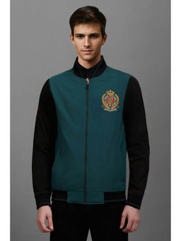 Louis Philippe - Men Casual Green Colorblock Jackets