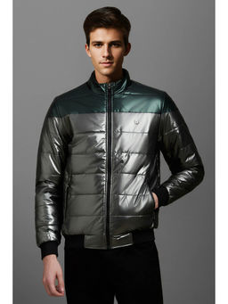 Louis Philippe - Men Casual Grey Colorblock Jackets