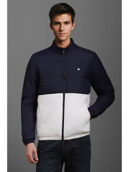 Louis Philippe - Men Casual Navy Colorblock Jackets