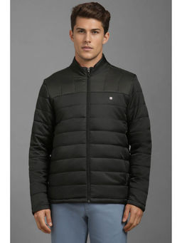 Louis Philippe - Men Casual Black Solid Jackets