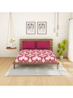 SPACES - 100% Cotton Bedsheets Double Soft Feel Skin Safe Breathable