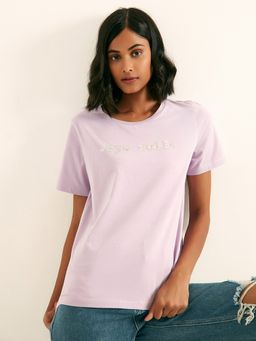 Cover Story - Lavender Eye Roll Tee