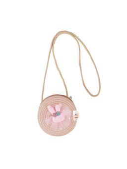 NFI Essentials - Pink Round Sling Bag for Women