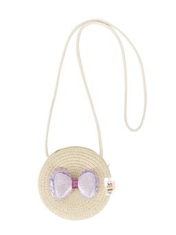 NFI Essentials - Off White Round Sling Bag for Women