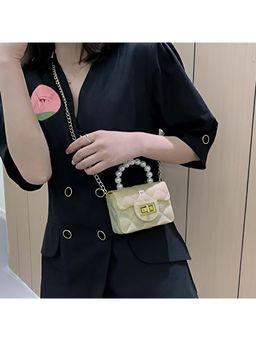 NFI Essentials - Off White Sling Bag for Women