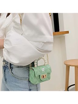 NFI Essentials - Green Sling Bag for Women