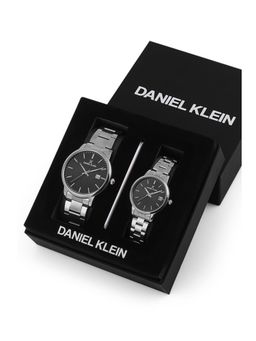 Daniel Klein - Pair Gents & Ladies Gun Black Watch DK.1.13298-2