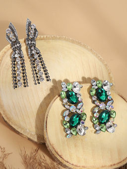Sohi - Women Elegant Ensemble Sparkling Earrings