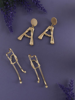 Sohi - Women Regal Set Sparkling Earrings