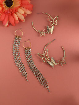 Sohi - Women Fancy Finesse Statement Earrings