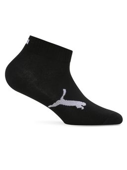 Puma - Quarter Unisex Black Socks (Pack of 3)