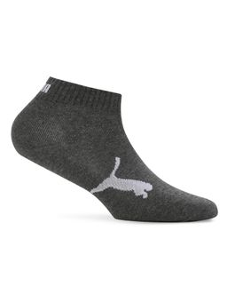 Puma - Quarter Unisex Grey Socks (Pack of 3)
