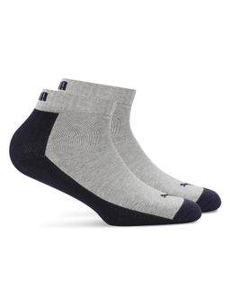 Puma - MULTI-SPORT QTR Unisex Grey Socks (Pack of 2)