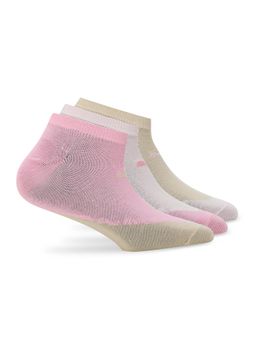 Puma - Colorblock Sneaker Unisex Pink Socks (Pack of 3)