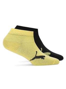Puma - Quarter Unisex Yellow Socks (Pack of 2)