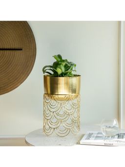Logam - Gold Zoia Planter (L)