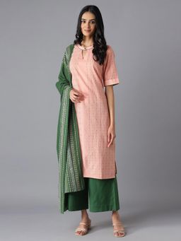 Aurelia - Peach Casual Kurta