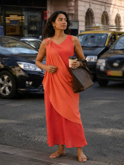 Kaveri - Red Santorini Dress