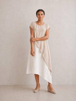Kaveri - Ivory Candy Cane Dress