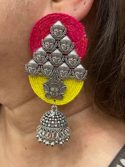 Digital Dress Room - Mata Laxmi Dangler Design Drop Earrings