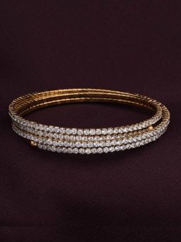 Palmonas - Waterproof and Anti-Tarnish Golden Spiral Stone Bracelet for Womens