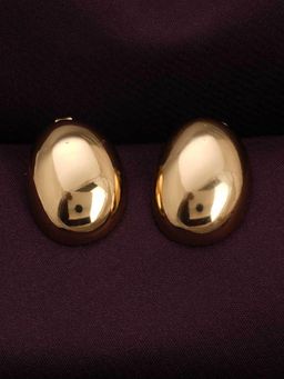 Palmonas - Waterproof and Anti-Tarnish Gold Chunky Stud Earrings for Womens
