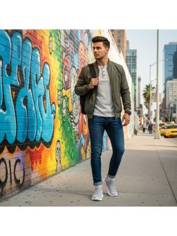 BERSACHE - Premium Sports Trending Grey Running Shoes for Men