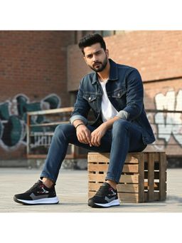 BERSACHE - Premium Sports Trending Black Running Shoes for Men