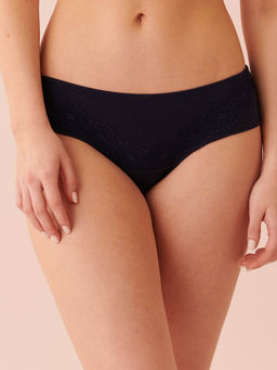 La Vie En Rose - Cotton and Lace Bikini Panty