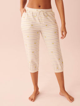 La Vie En Rose - Cotton Capri