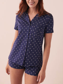 La Vie En Rose - Printed Shirt and Shorts (Set of 2)