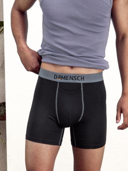 DaMENSCH - Men Deo-Soft Solid Premium Egyptian Cotton-Modal Blend Boxer Brief