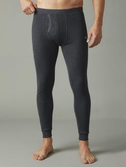 DaMENSCH - Men Ribbed Mid-Rise Thermal Bottoms