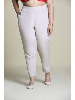 Mamicha - Grey Rose Narrow Pants